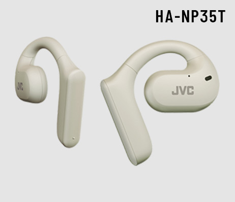 JVC HA-NP35T :  Écouteurs sans fil ouverts