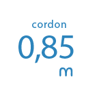 longueur du cordon adaptée